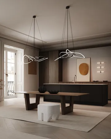 Ghost Chandelier mini loftslampe - Burned black - 101 Copenhagen