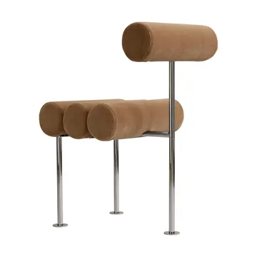 Hiro dining chair - Rustfrit stål-desert - 101 Copenhagen