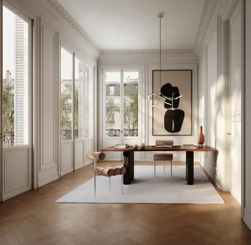 Hiro dining chair - Rustfrit stål-desert - 101 Copenhagen