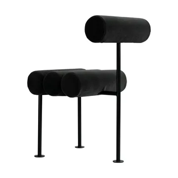 Hiro dining chair - Sort stel-peat - 101 Copenhagen
