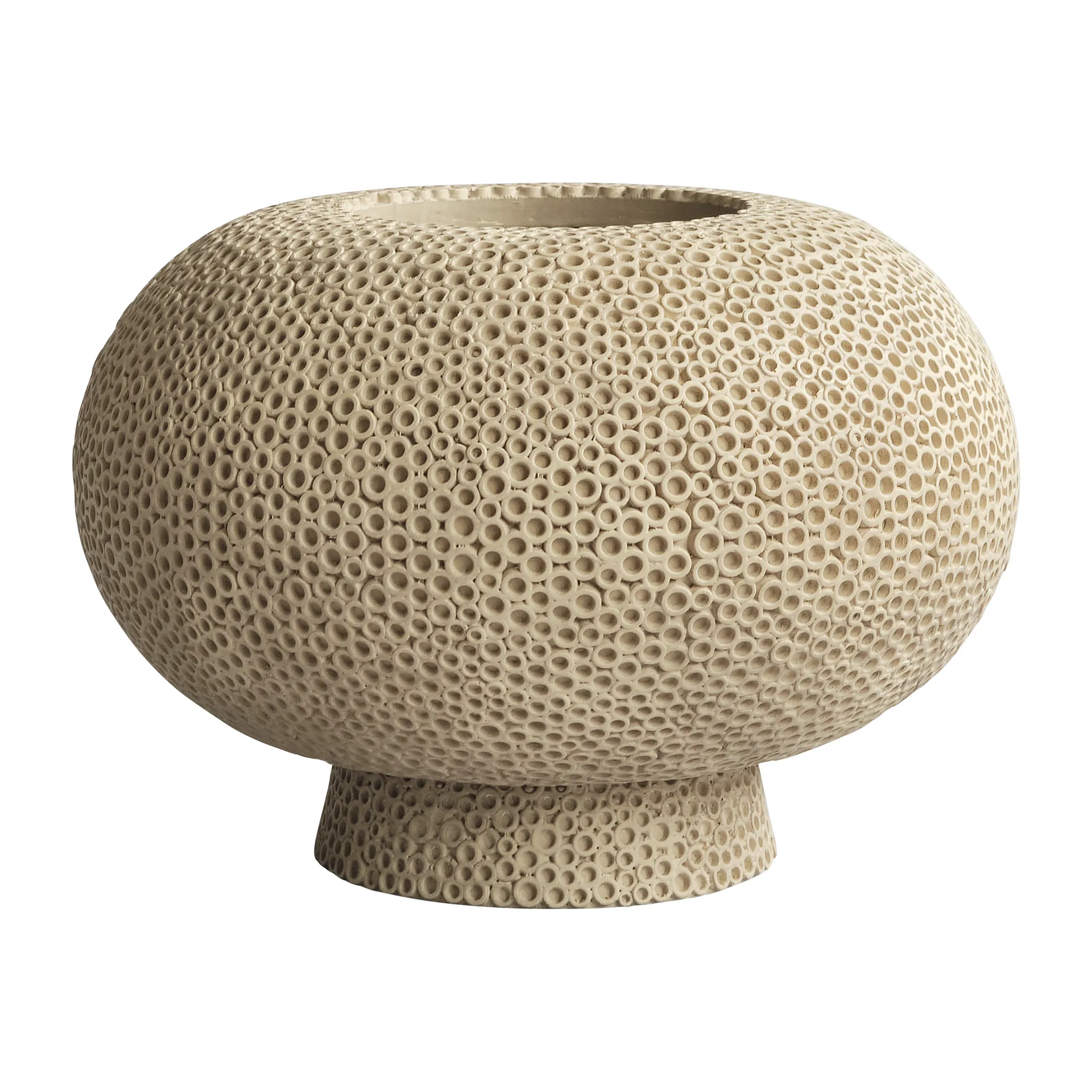 Kabin vase Ø35 cm, Sand 101 Copenhagen