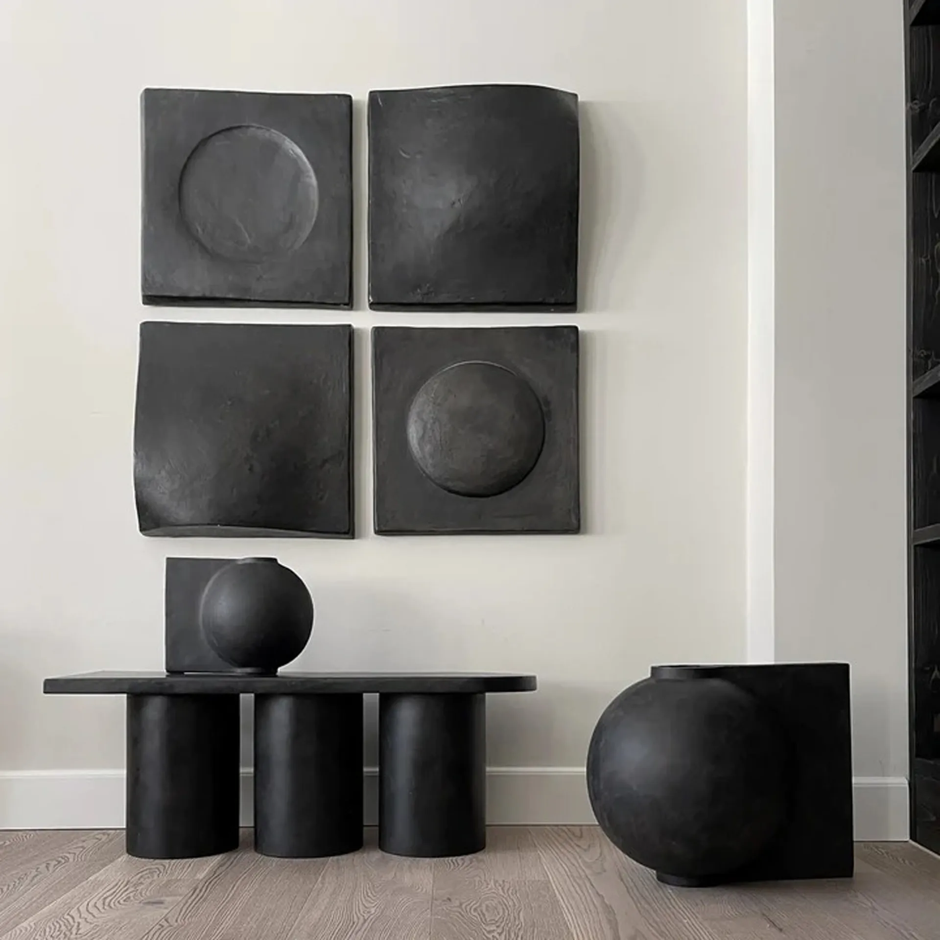 Sculpt Art Bubble vægdekoration 58x58 cm, Coffee 101 Copenhagen