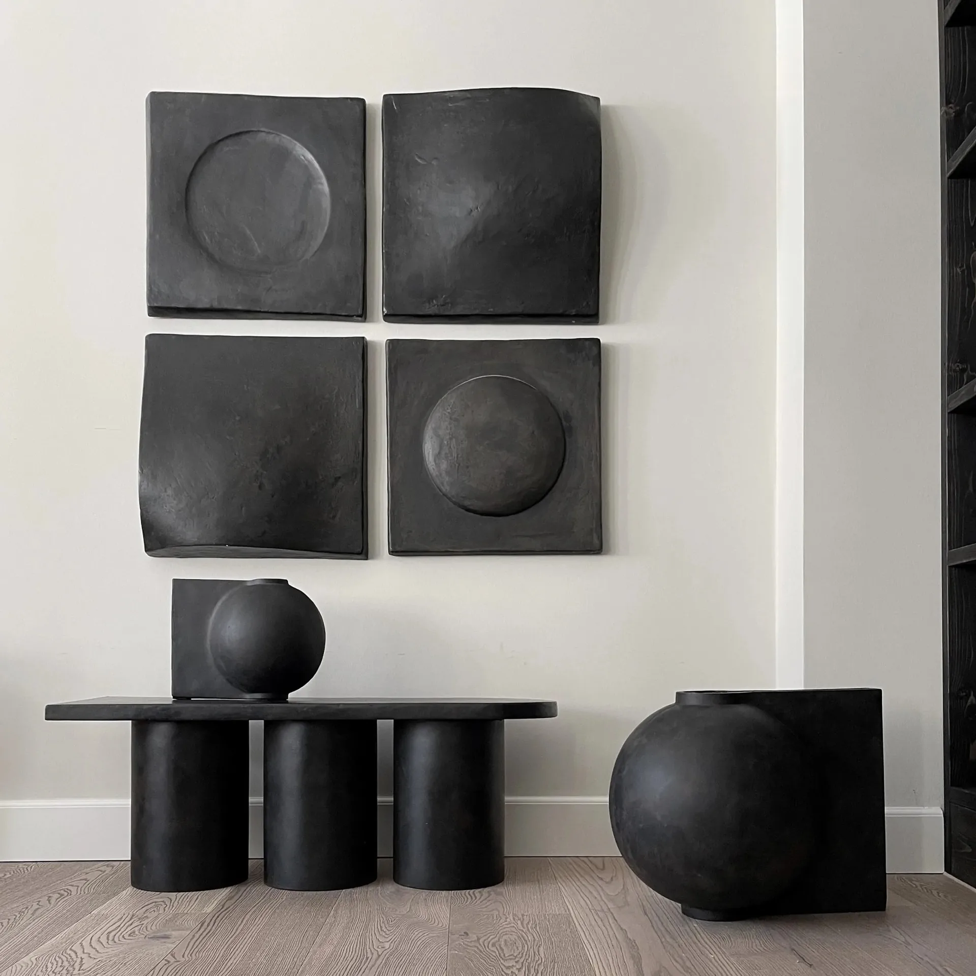 Sculpt Art Shield vægdekoration 58x58 cm, Coffee 101 Copenhagen