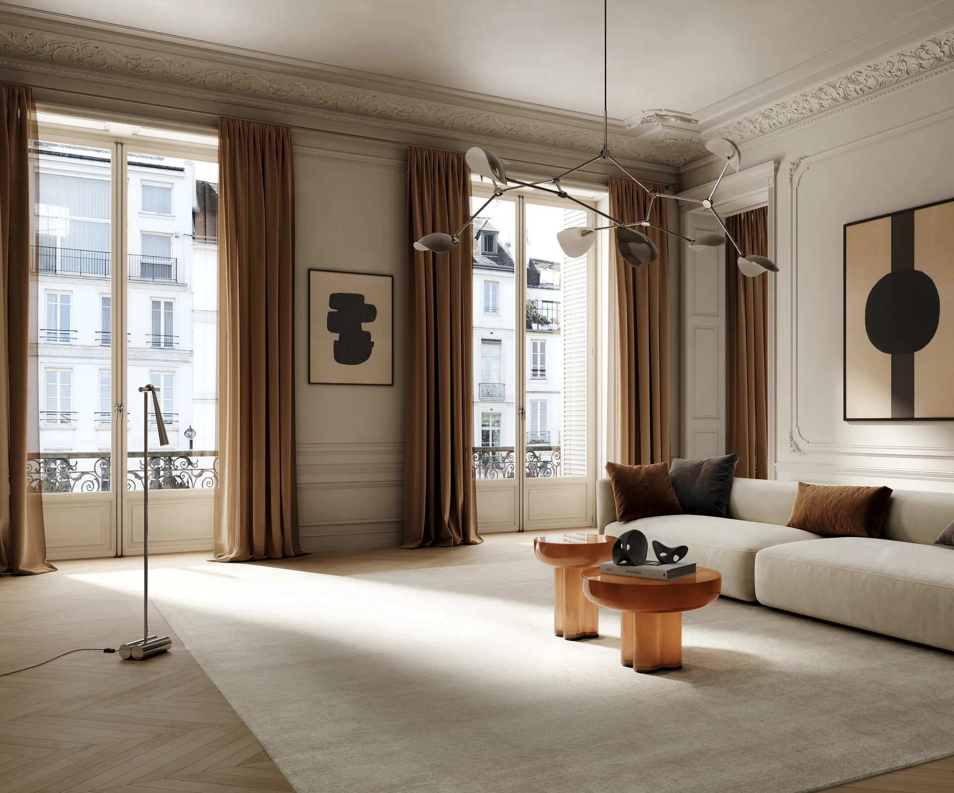 Snake gulvlampe, Chrome 101 Copenhagen