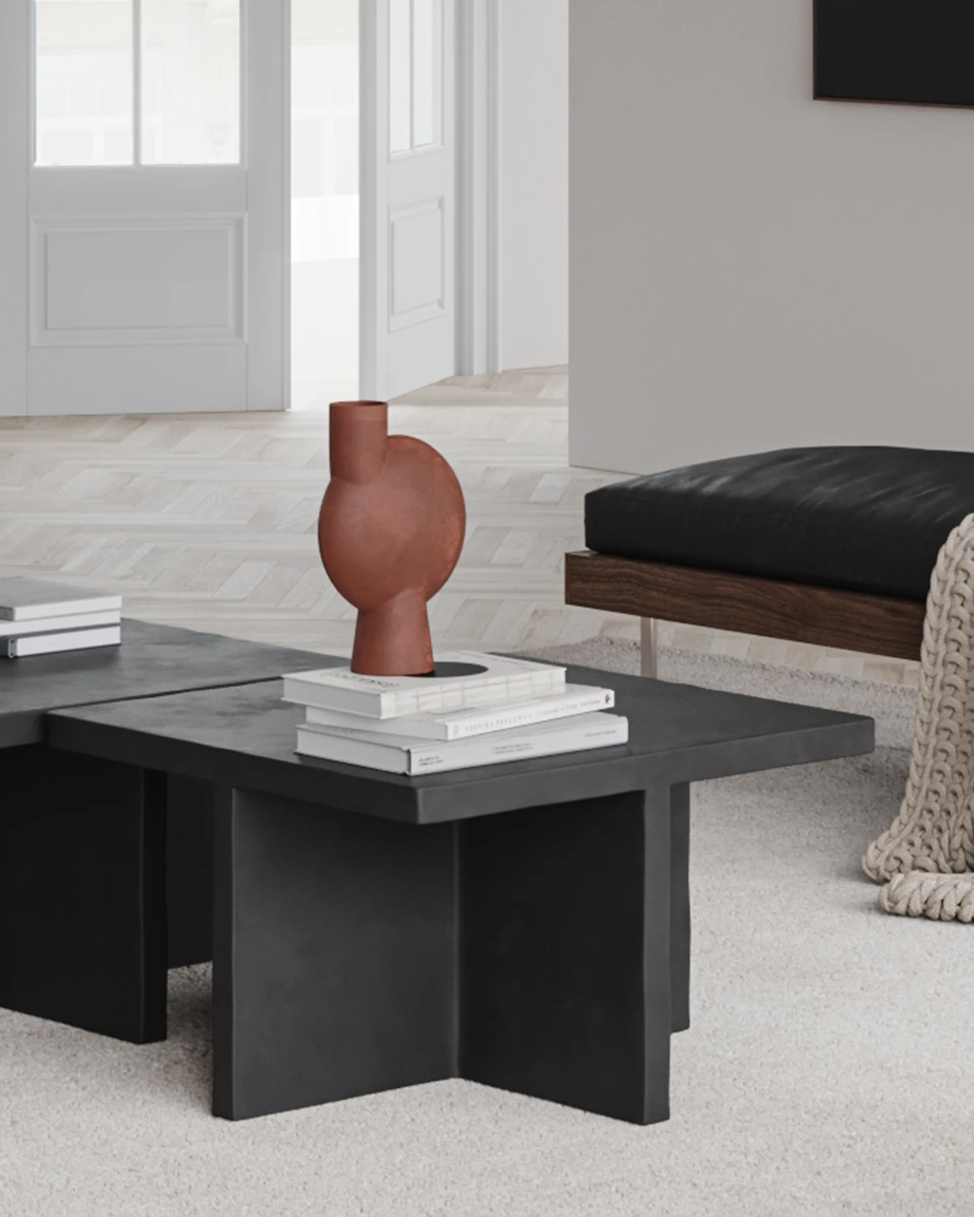 Sphere Bubl vase Midi, Terrakotta 101 Copenhagen