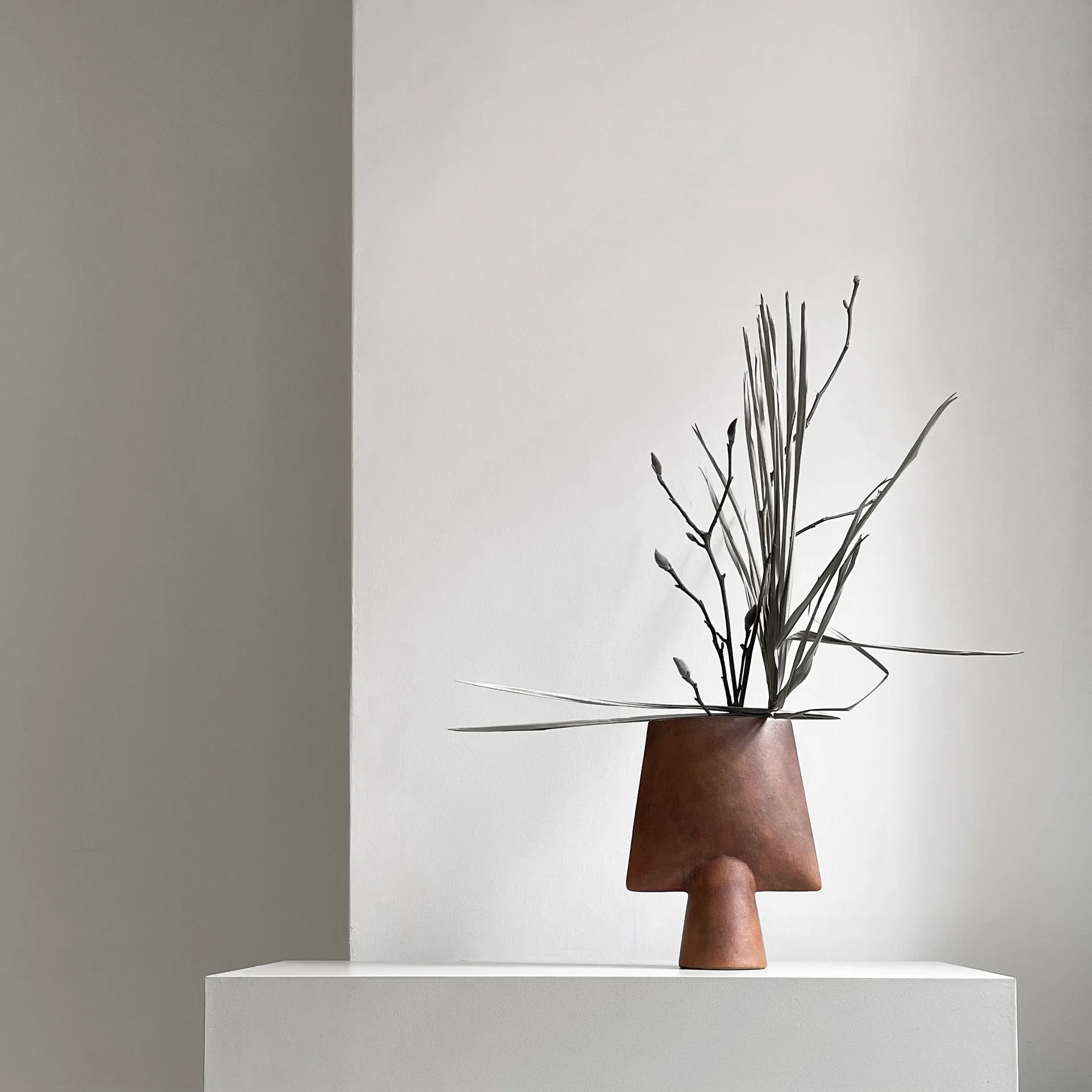 Sphere Kvadratisk vase mini, Terrakotta 101 Copenhagen