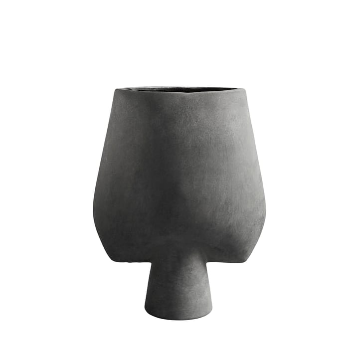 Sphere vase Square Big Ø33 cm - Dark grey - 101 Copenhagen