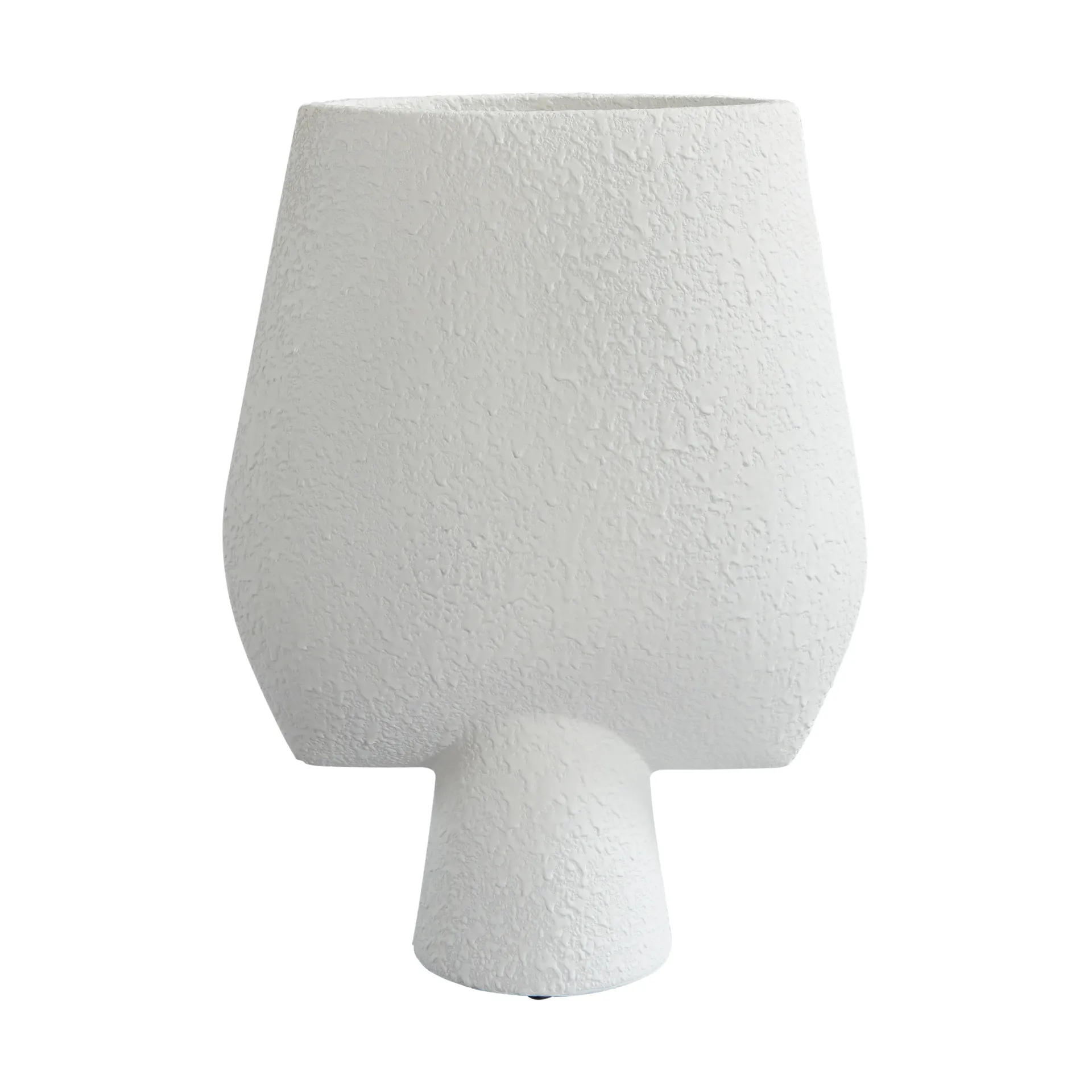 Sphere vase Square Big Ø33 cm, White 101 Copenhagen