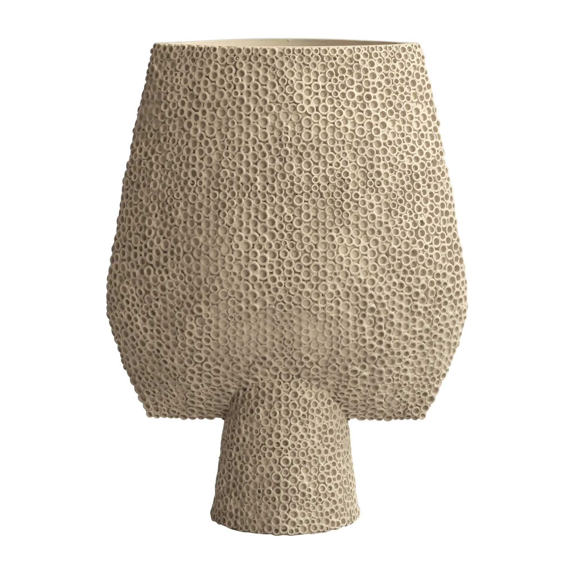 Sphere vase Square Shisen big 44 cm, Sand 101 Copenhagen