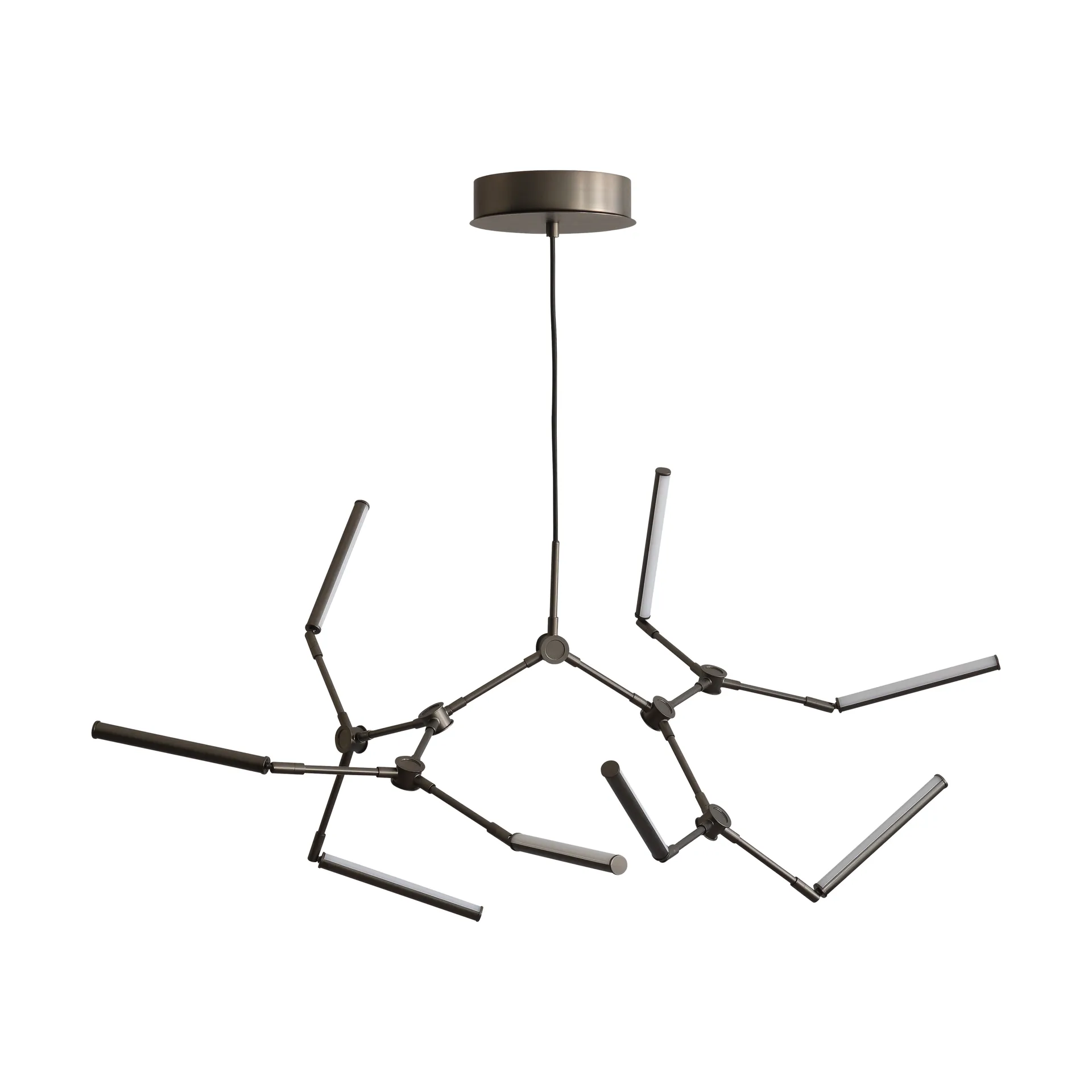 Stick chandelier lysekrone mini, Bronze 101 Copenhagen