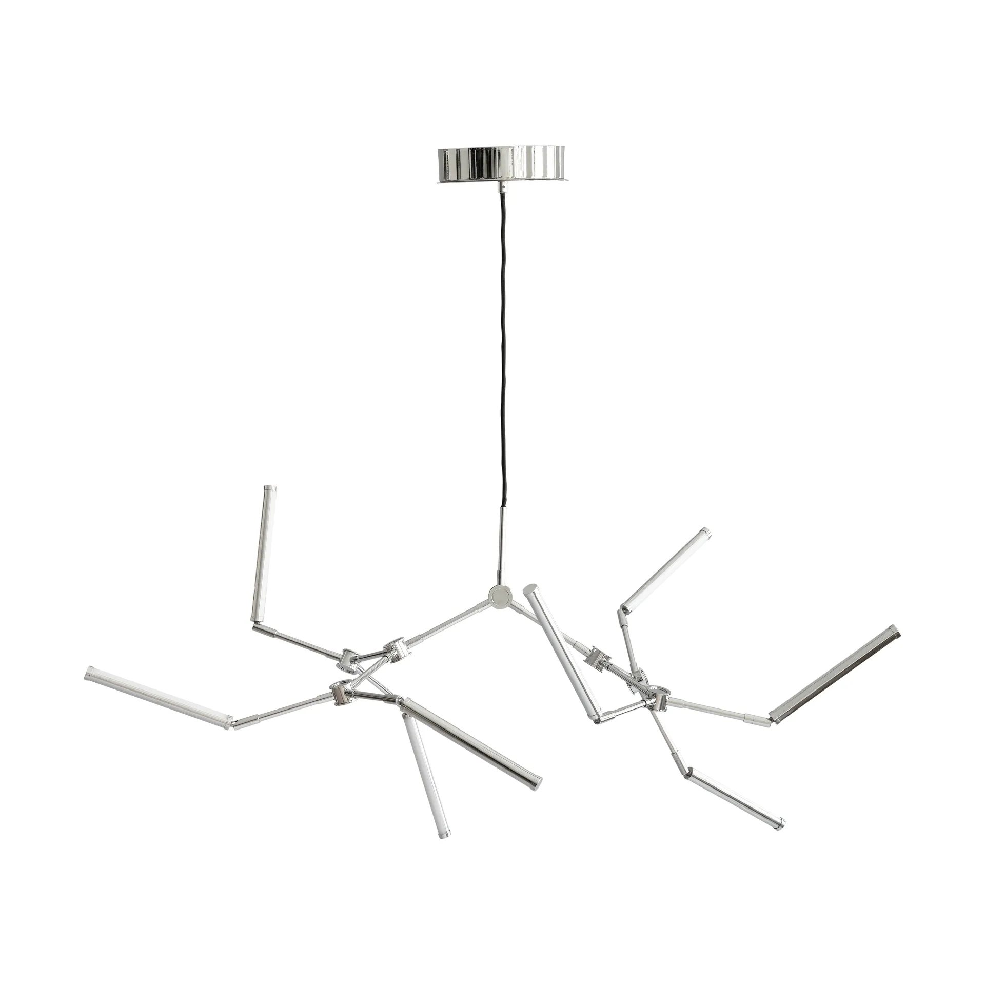 Stick chandelier lysekrone mini, Chrome 101 Copenhagen