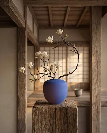 Sunao vase medio 30 cm - Marrakech blå - 101 Copenhagen