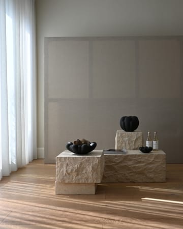 Temple sidebord low 42x40 cm - Chrome-limestone - 101 Copenhagen
