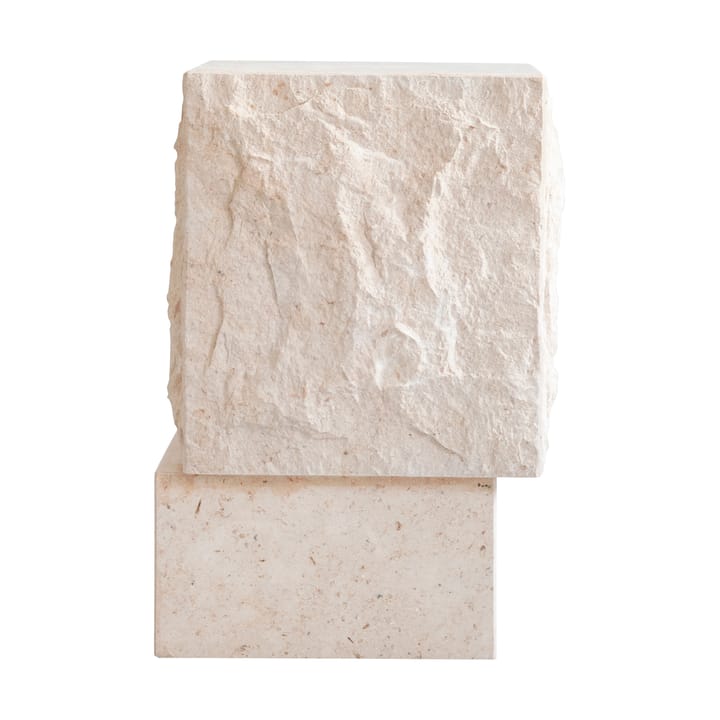 Temple sidebord tall 50x33 cm - Chrome-limestone - 101 Copenhagen
