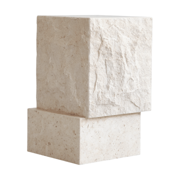 Temple sidebord tall 50x33 cm - Chrome-limestone - 101 Copenhagen