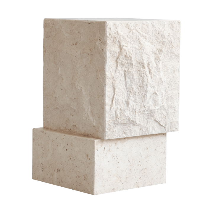 Temple sidebord tall 50x33 cm, Chrome-limestone 101 Copenhagen