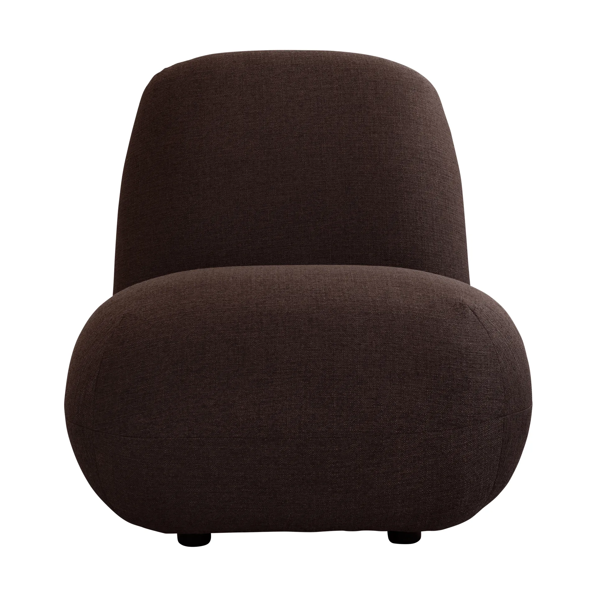 Toe Chair Flat lænestol 92x75 cm, Mørkebrun 101 Copenhagen