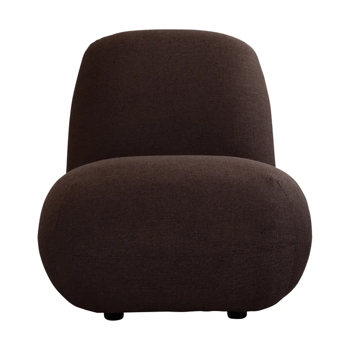 Toe Chair Flat lænestol 92x75 cm - Mørkebrun - 101 Copenhagen