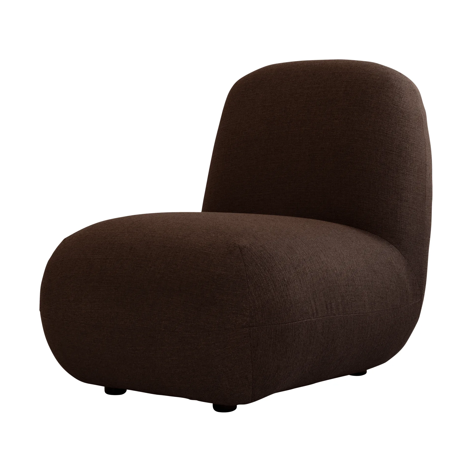 Toe Chair Flat lænestol 92x75 cm, Mørkebrun 101 Copenhagen