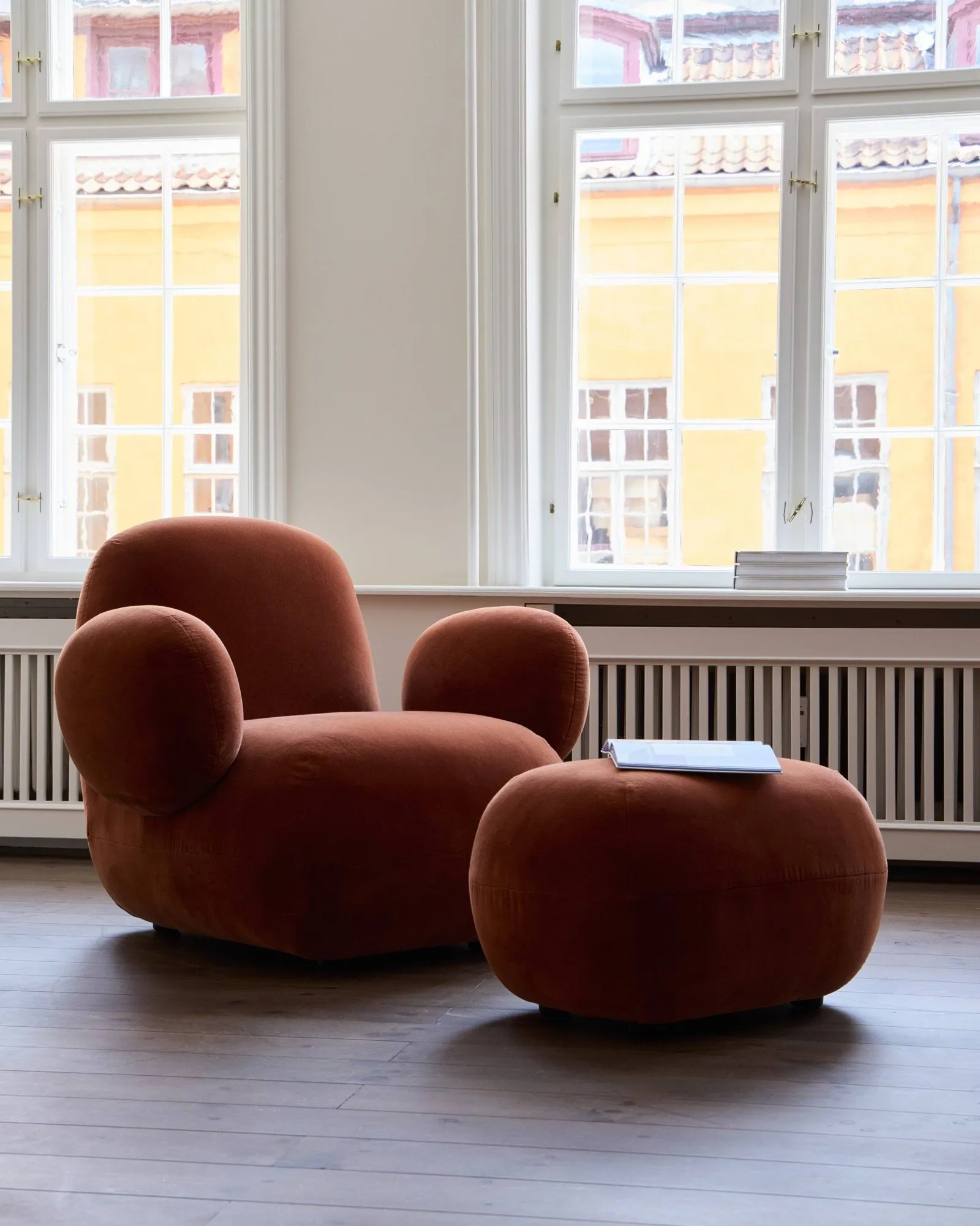 Toe Chair Flat lænestol 92x75 cm, Rust 101 Copenhagen