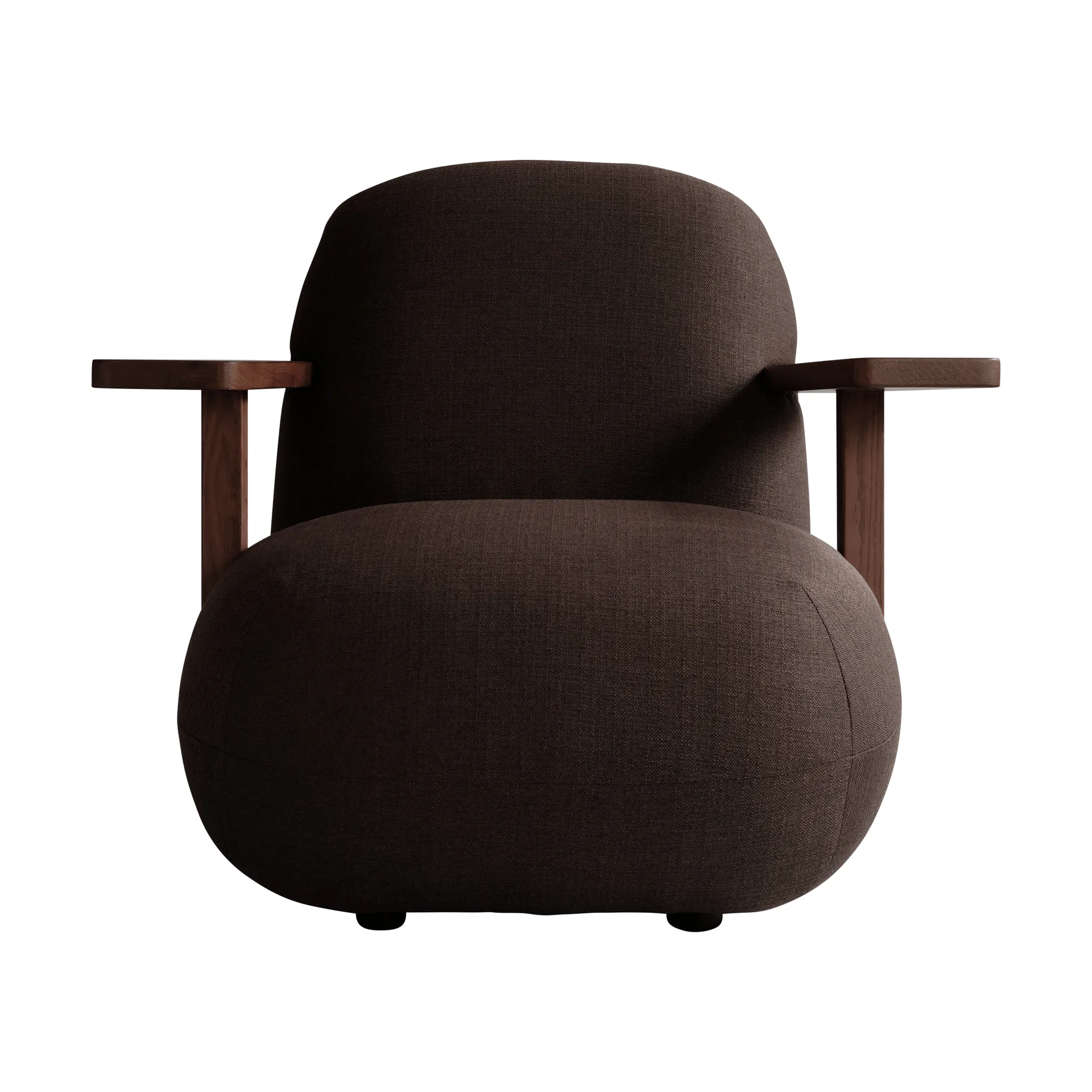 Toe chair lænestol med armlæn, Classic brown oak-mørkebrun 101 Copenhagen