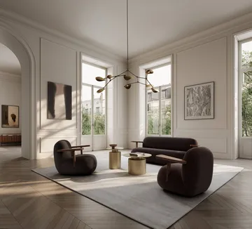 Toe chair lænestol med armlæn - Classic brown oak-mørkebrun - 101 Copenhagen