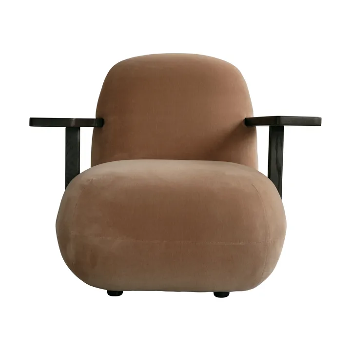 Toe chair lænestol med armlæn - Coffee sort eg-desert - 101 Copenhagen