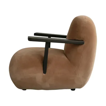 Toe chair lænestol med armlæn - Coffee sort eg-desert - 101 Copenhagen