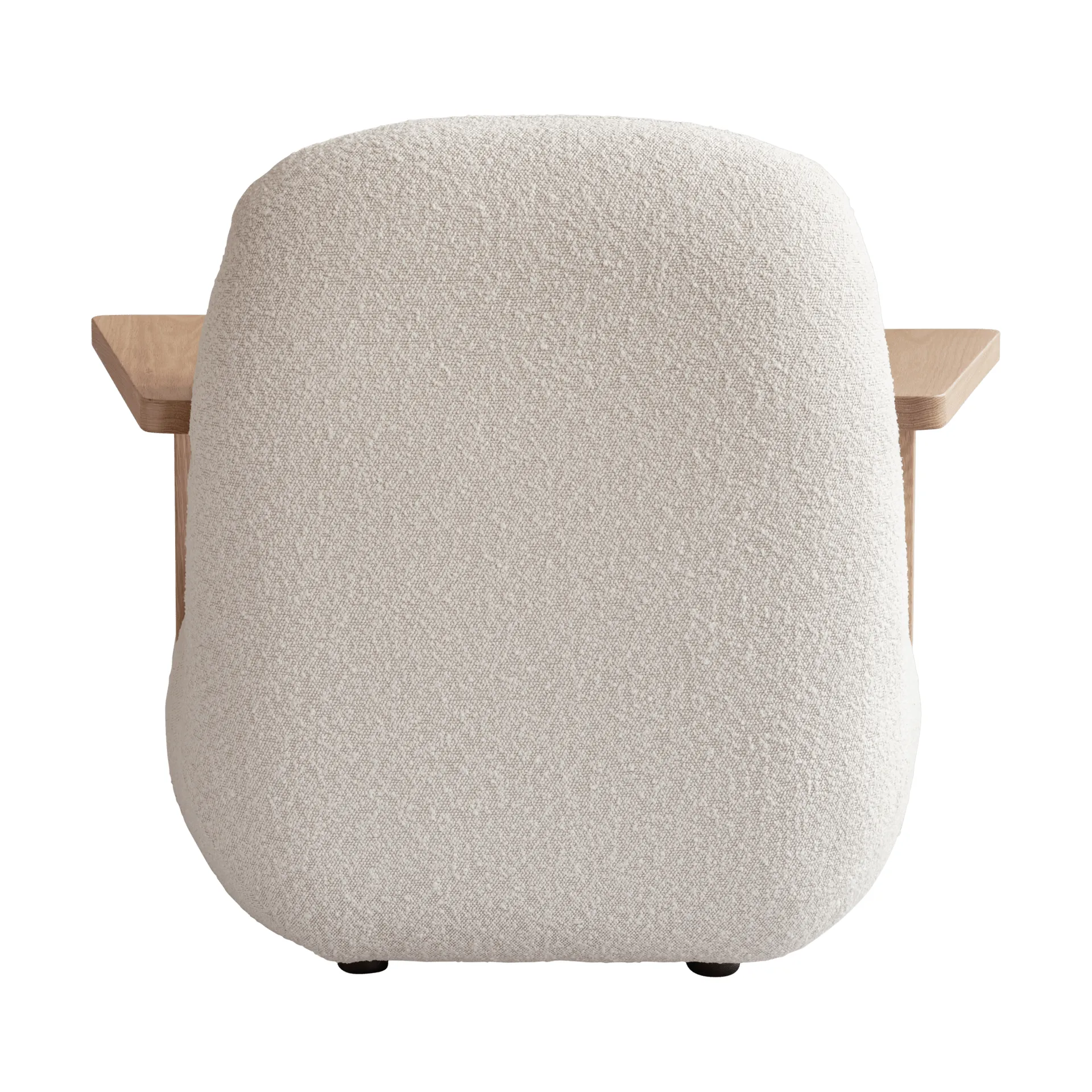 Toe chair lænestol med armlæn, Natural oak-off white 101 Copenhagen