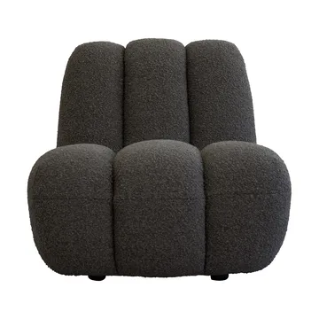 Toe loungelænestol bouclé - Deep taupe - 101 Copenhagen