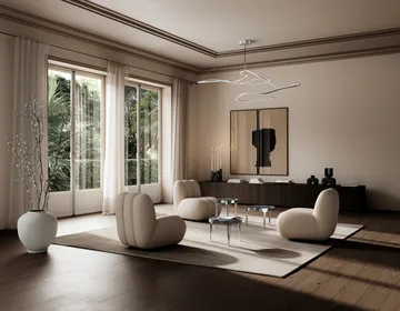 Toe loungelænestol bouclé - Smoked sand - 101 Copenhagen