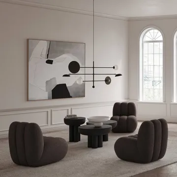 Toe loungelænestol - Mørkebrun - 101 Copenhagen