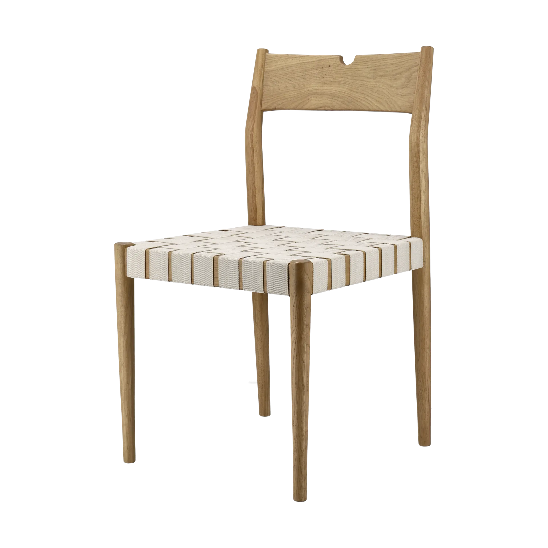 Ekeryd spisestol, Webbing-laquered oak 1898