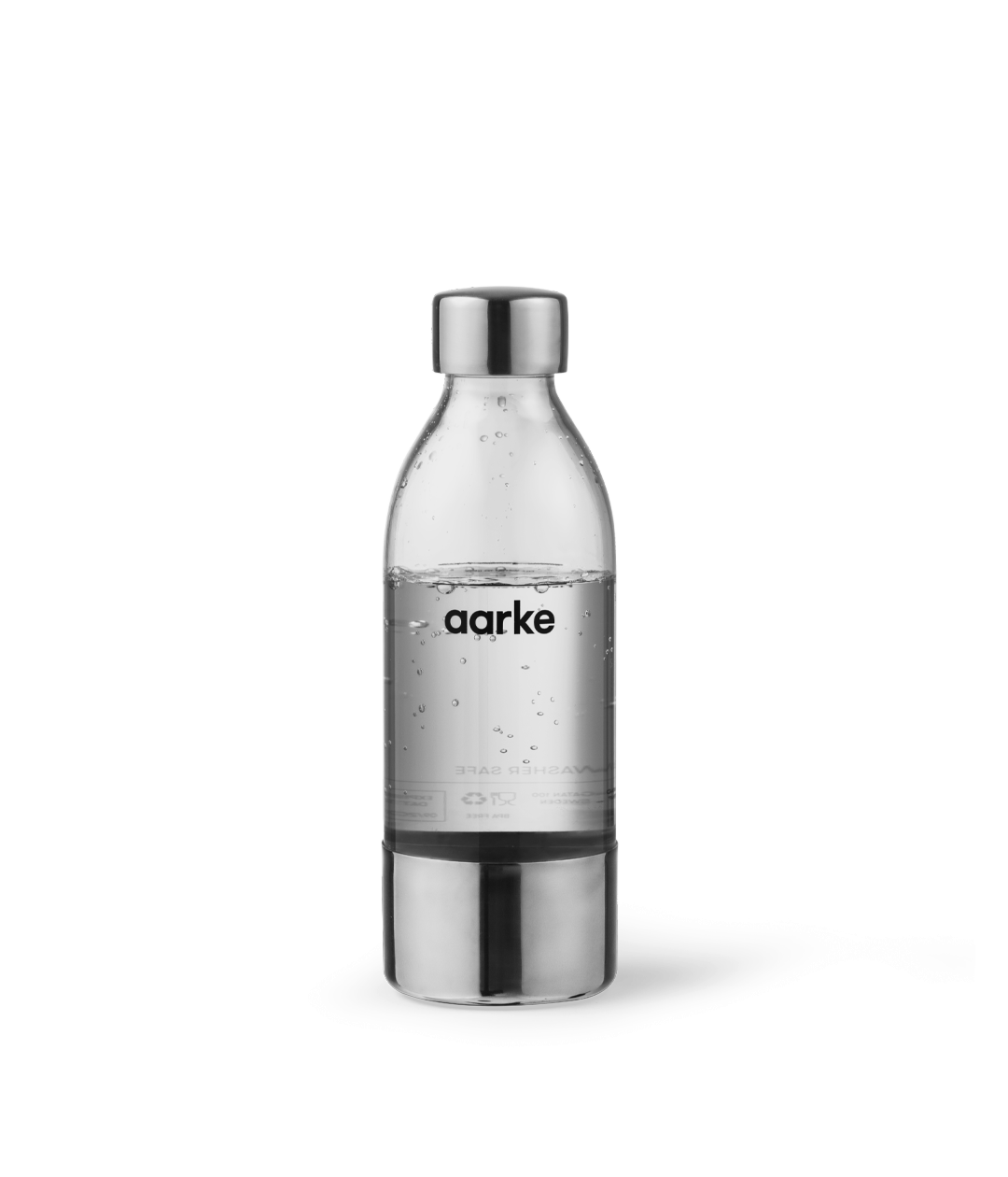 Aarke Aarke PET vandflaske 65 cl Klar-rustfrit stål