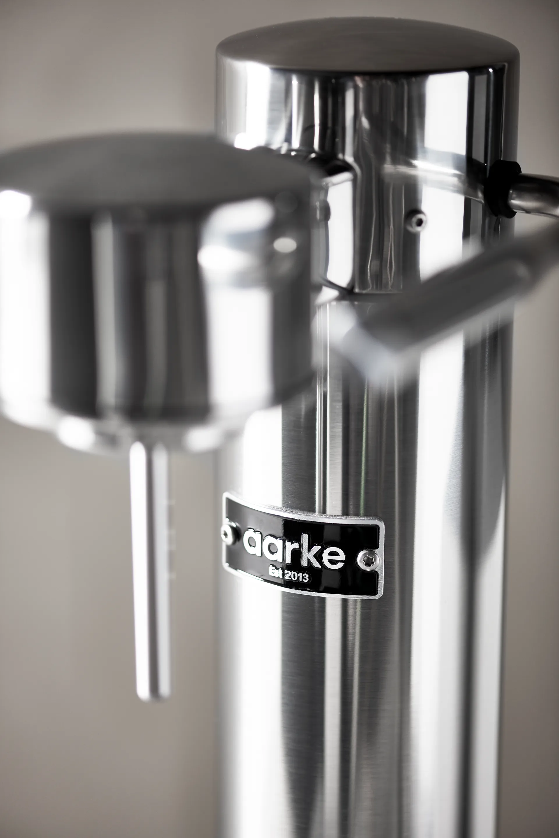 Carbonator 3 sodavandsmaskine, Poleret stål Aarke