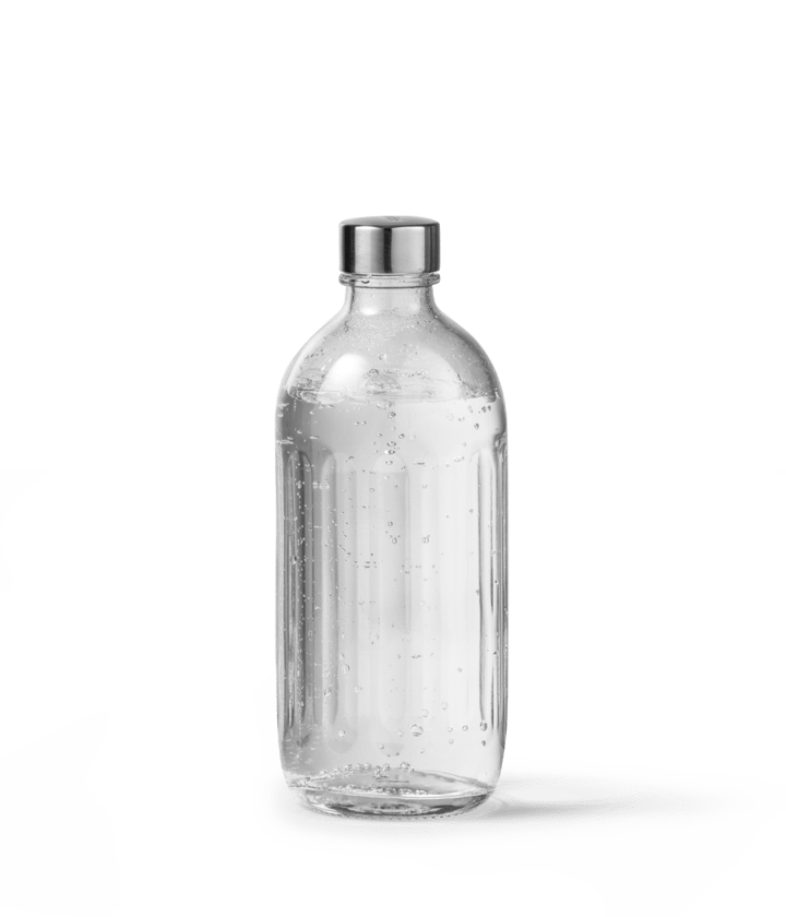 Carbonator Pro flaske til sodavandsmaskine, Glas-børstet stål Aarke