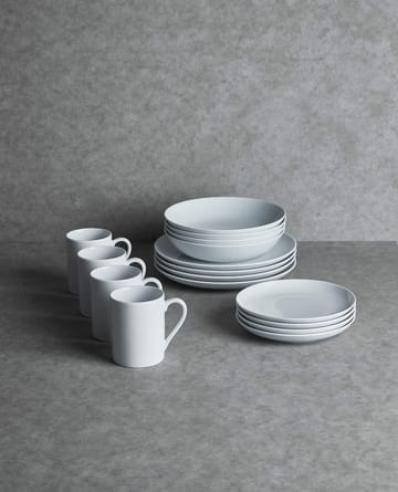Atelier middagstallerken Ø25 cm 4 stk
 - Super hvid - Aida