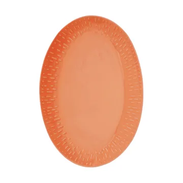Confetti ovalt fad - Apricot, 25,5x36 cm - Aida