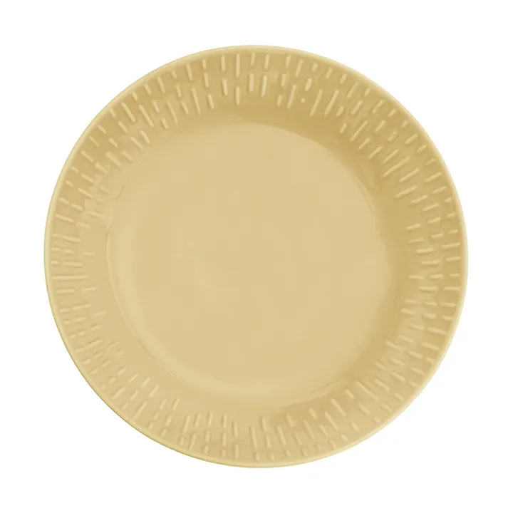 Confetti pastatallerken - Mustard, Ø23 cm - Aida