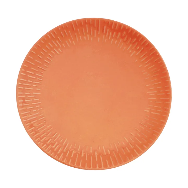 Confetti tallerken - Apricot, Ø27,5 cm - Aida