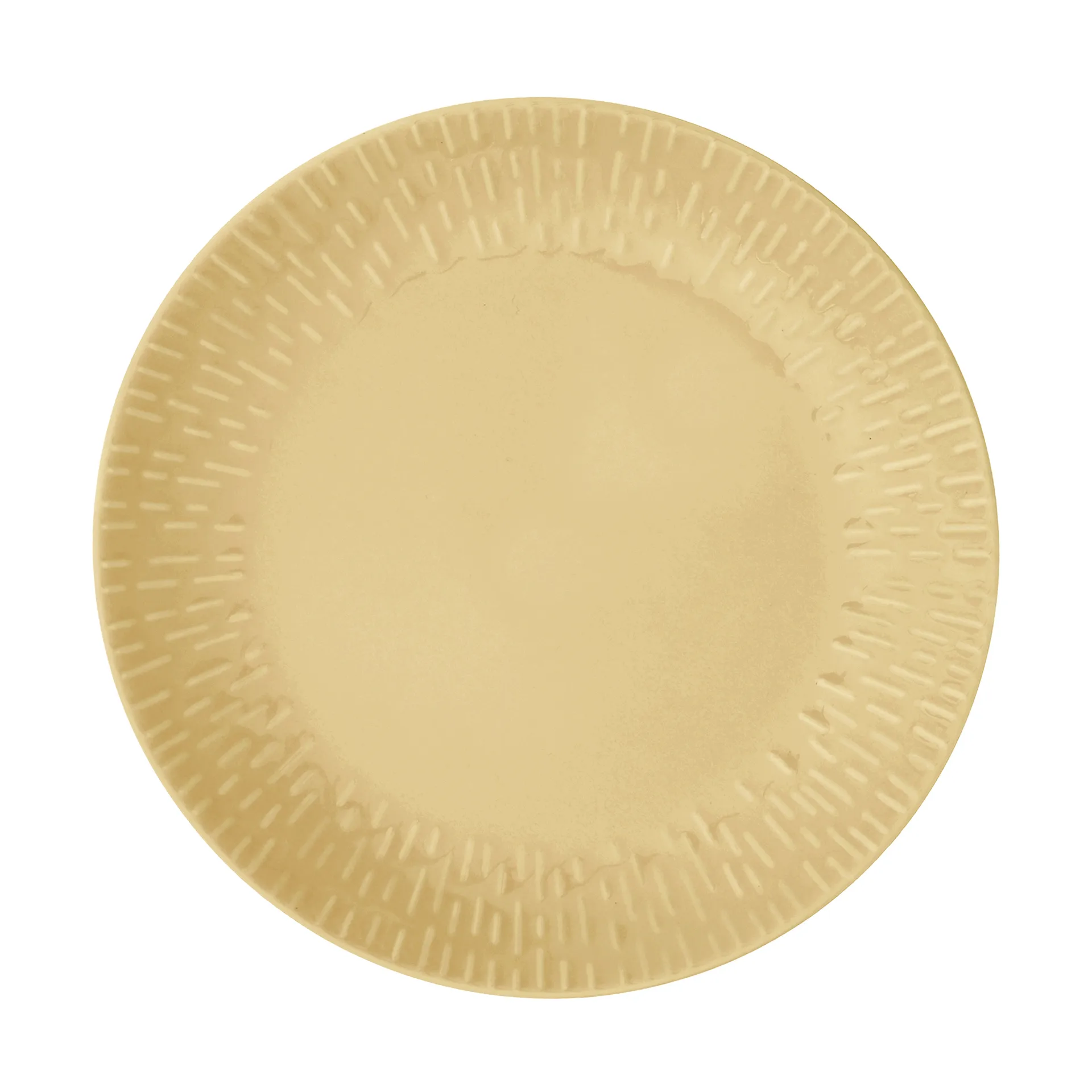 Confetti tallerken, Mustard, Ø24 cm Aida