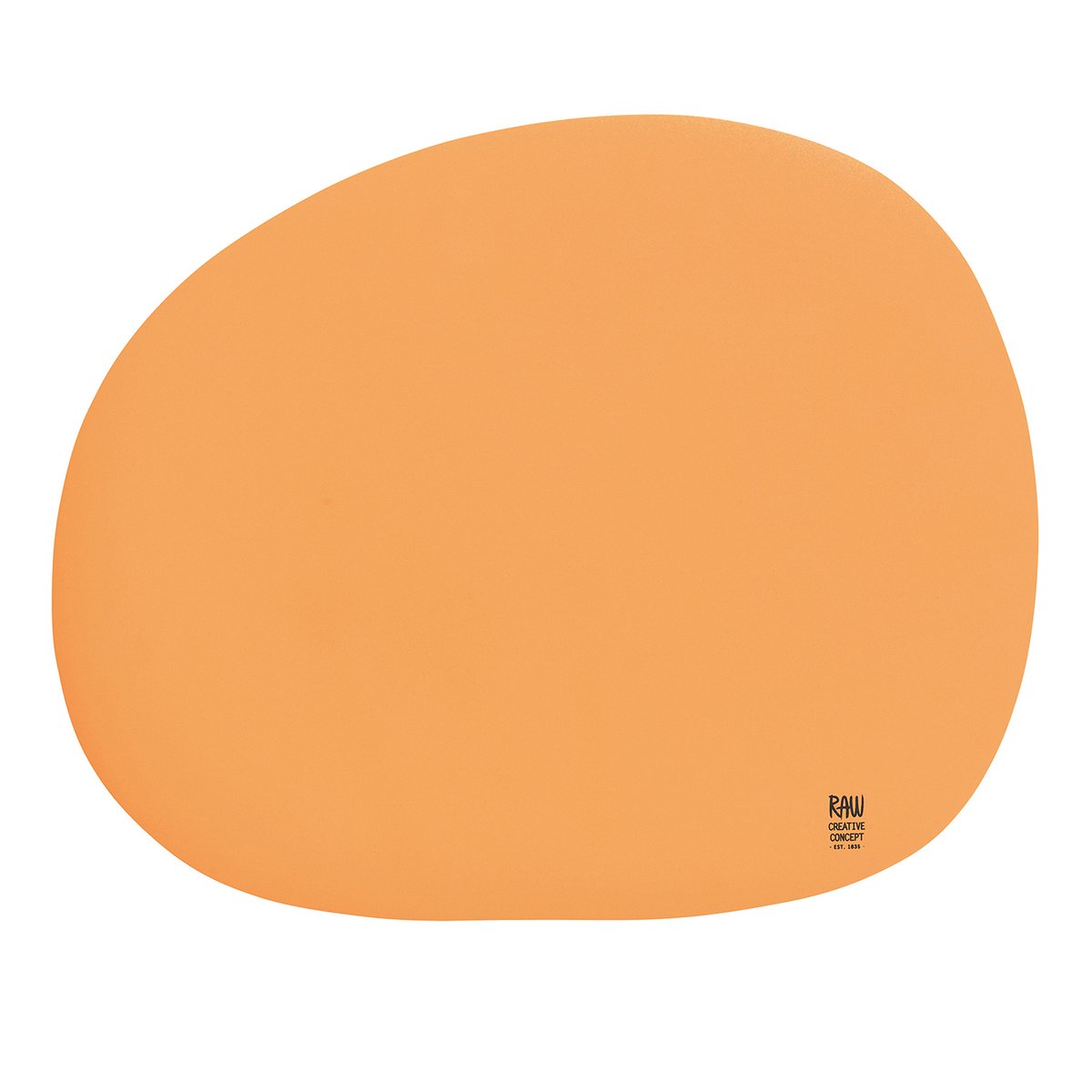Aida Raw dækkeserviet 41 x 33,5 cm Pumpkin yellow