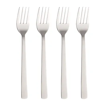 Raw gaffel 4-pak - Rustfrit stål - Aida