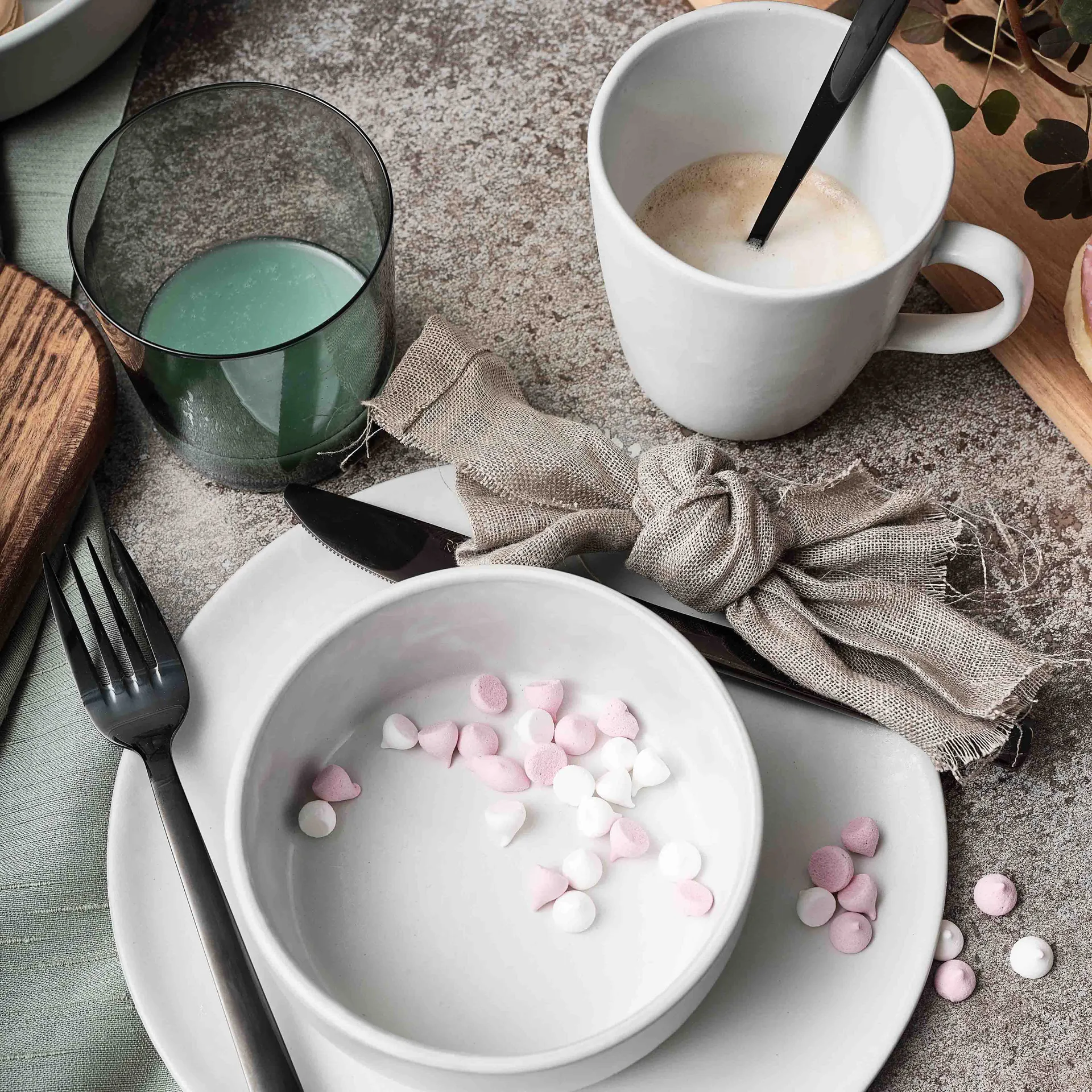 Raw krus med håndtag 35 cl, Arctic white Aida