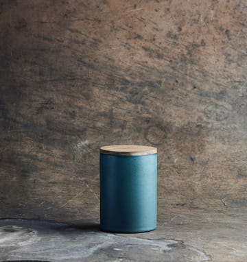 Raw opbevaringskrukke med låg 15 cm - Northern green - Aida