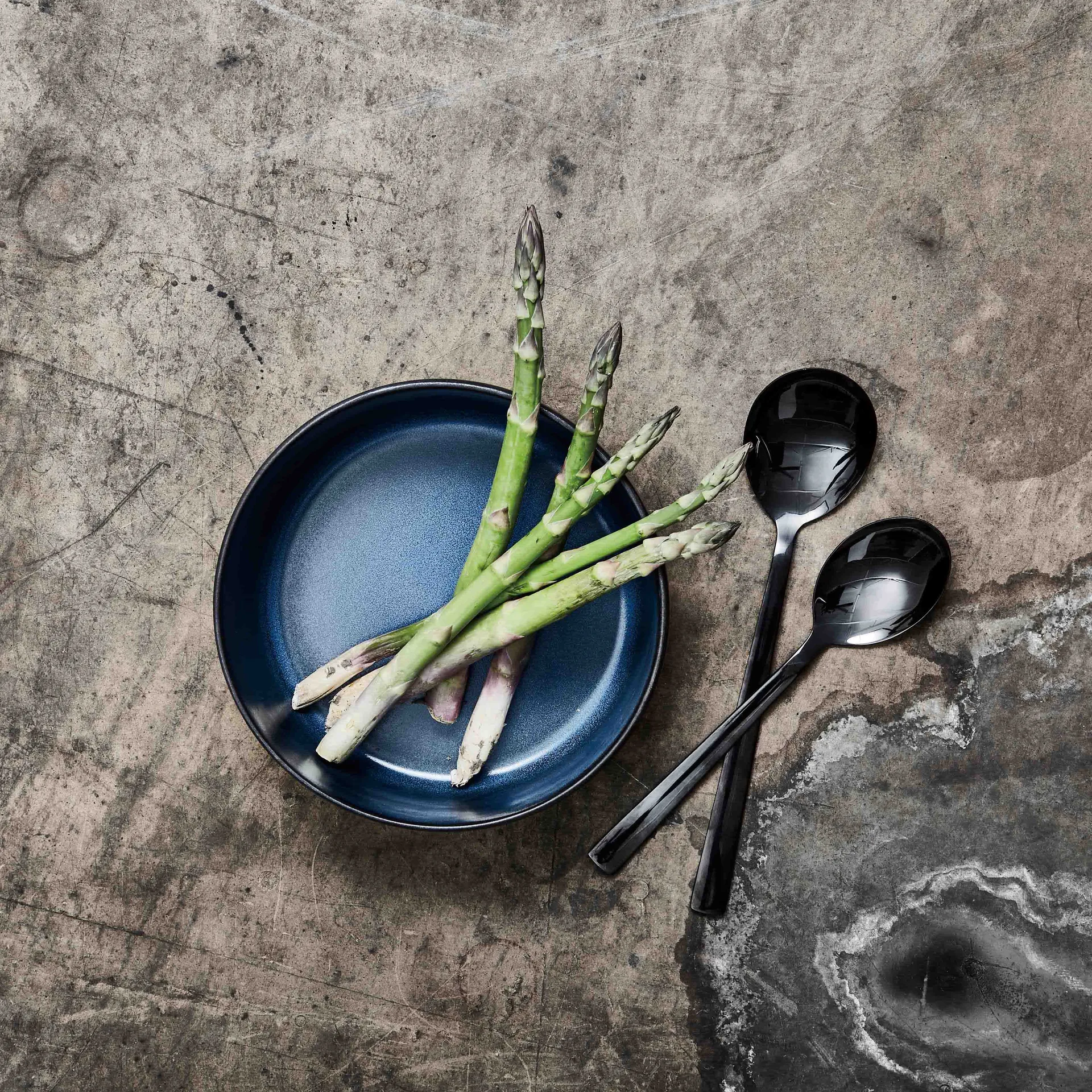 Raw skål høj Ø19,5 cm, Midnight blue Aida