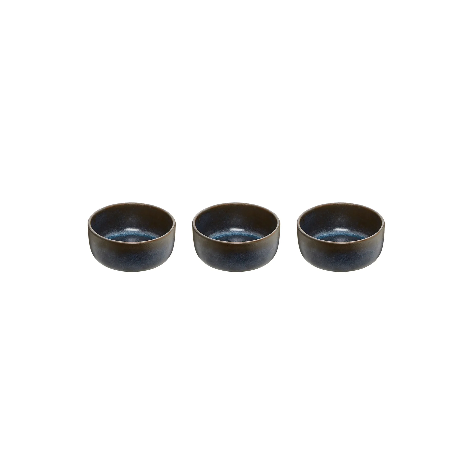 Raw skål mini Ø7,5 cm 3-pak, Midnight blue Aida
