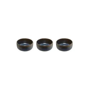Raw skål mini Ø7,5 cm 3-pak - Midnight blue - Aida