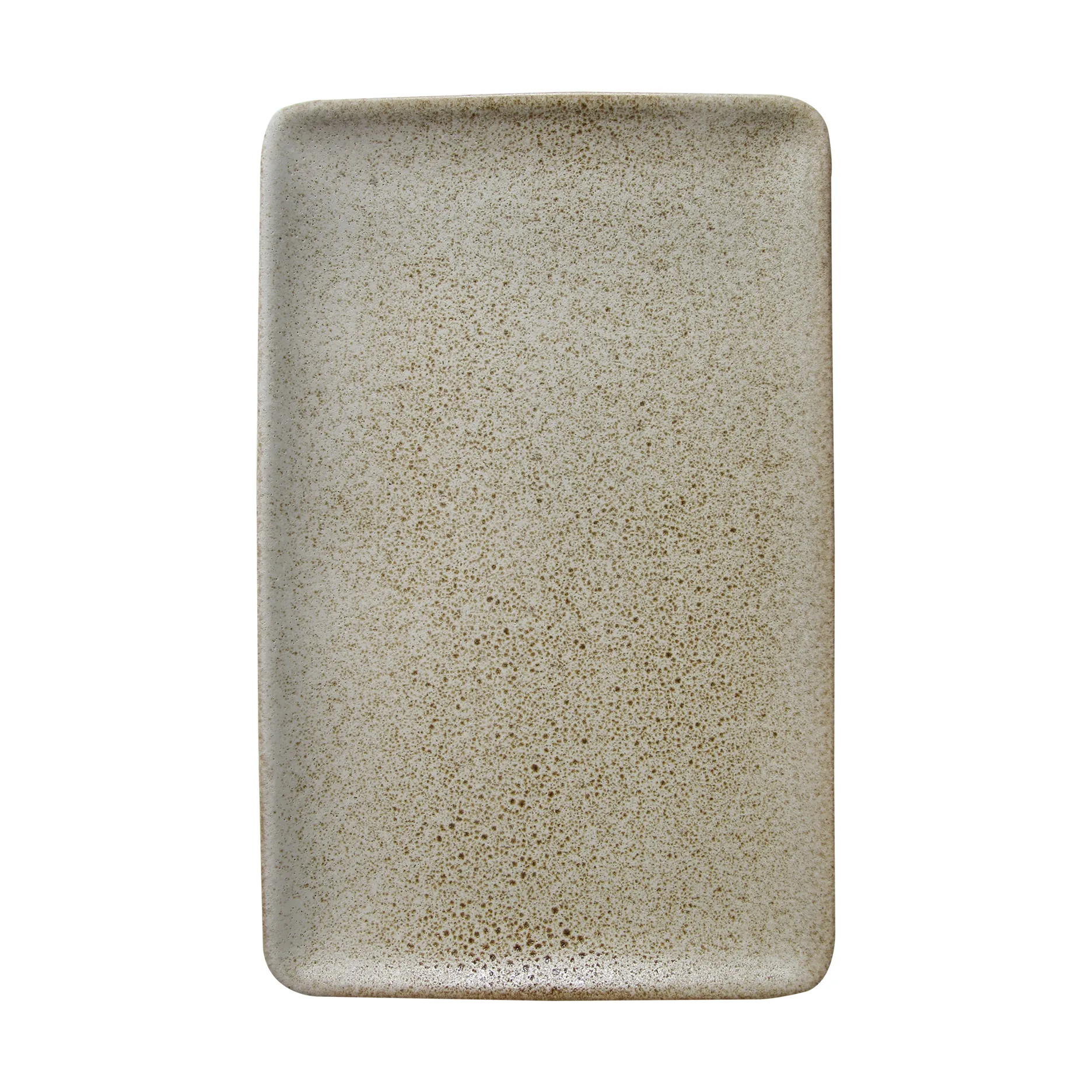 Raw tallerken 23,5x15 cm, Sandy beige Aida