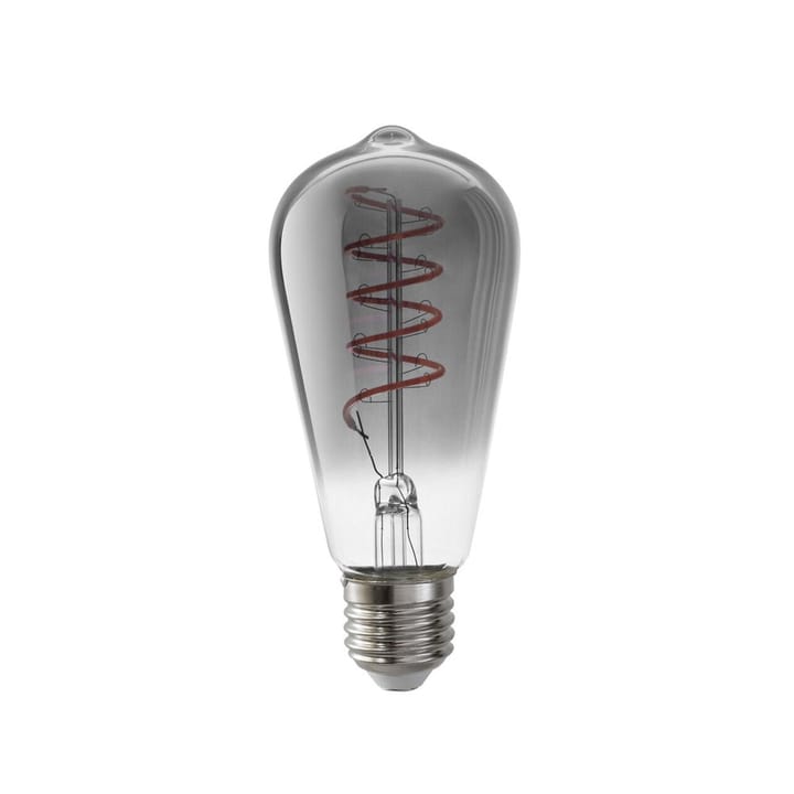 Airam Filament LED-Edison lyskilde, smoke, dæmpbar, spiral e27, 5w Airam